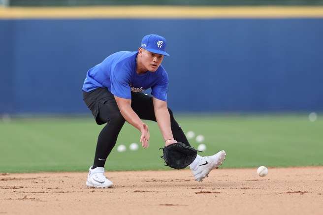 富邦悍将张育成。（富邦悍将提供）