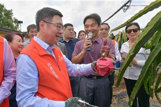 台灣紅龍果首批銷日本 卓榮泰看好市場曝1原因