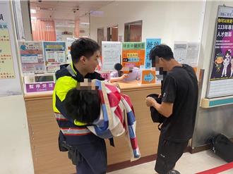 桃园5岁童疑误饮溪水腹绞痛 龙潭警助送医