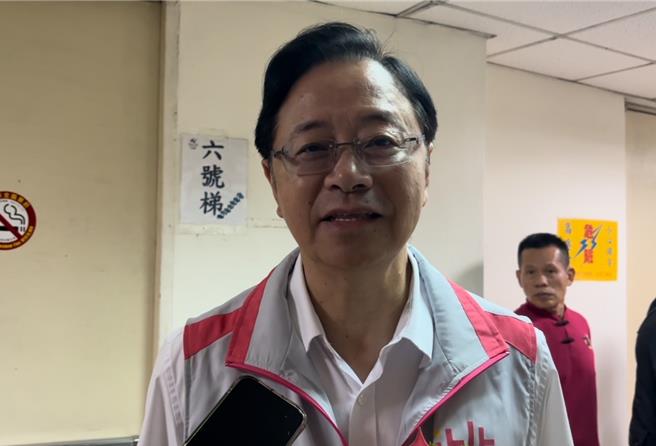 针对郑文灿羁押确定一事，张善政表示「应有充分证据」。（姜霏摄）