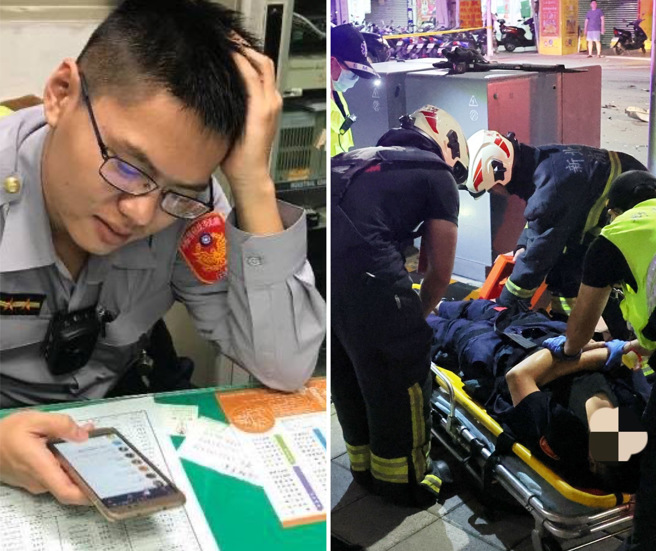 所内同仁闻听黄员殉职的噩耗后，纷纷感到难以相信，除了骂声一片，更多是不舍黄员的离去。（右图 /杜宜谙摄）