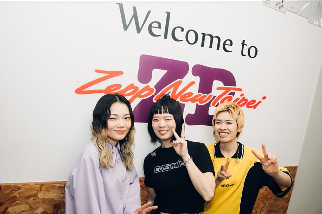 SHISHAMO由松崗彩（左起）、宮崎朝子、吉川美冴貴組成。（大鴻藝術BIG ART提供）