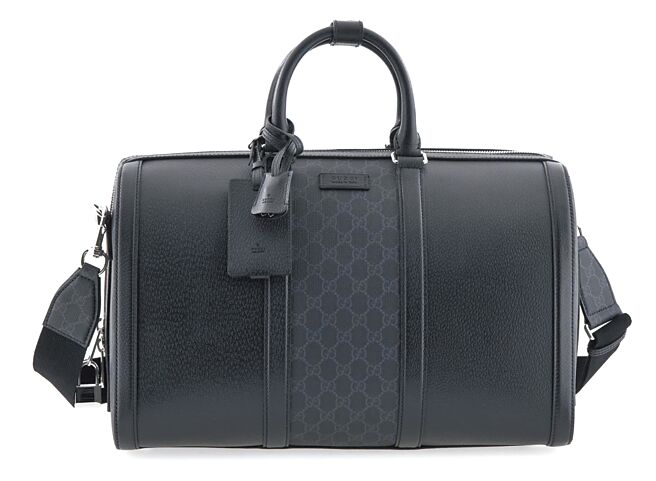 GUCCI BLEND黑色皮革包款，9萬5000元。（GUCCI提供）