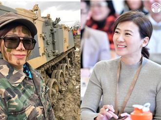 连静雯英国开坦克车　组装枪械获女子组第1名