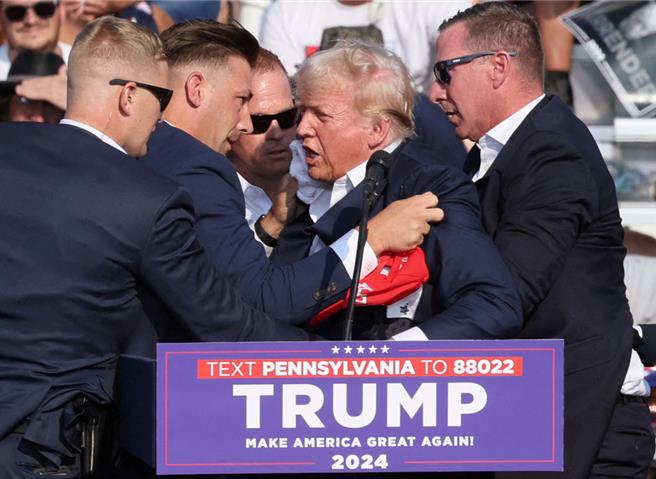 金燦榮：川普被塑造成「美國英雄」，對拜登非常不利。（美聯社）