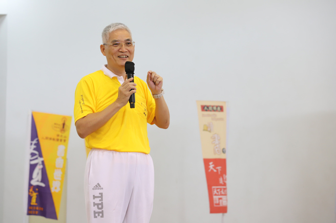 「2024全民閱讀博覽會」南部場於南華大學盛大登場，高俊雄校長致詞。（照片／南華大學提供）