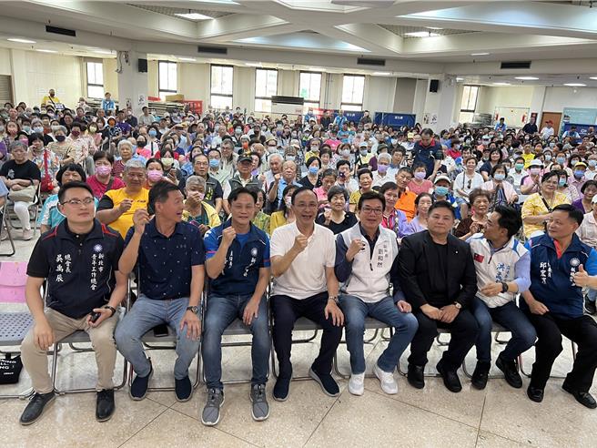 國民黨主席朱立倫今至板橋出席國會改革說明會。（王揚傑攝）