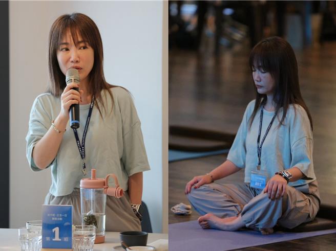 萧彤雯参与「常不轻‧正念一日体验」课程。（大爱电视台提供）