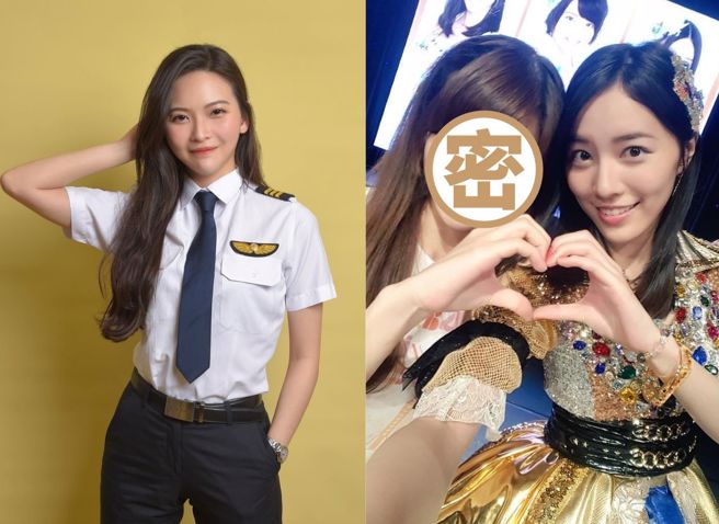 「长荣最美机师」王馨曾是日本偶像团体AKB48的练习生。（图／翻摄自王馨IG、Threads）