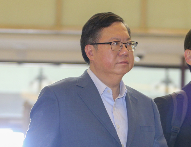 桃園市前市長鄭文燦（圖）涉貪遭羈押禁見。（中時資料照，陳麒全攝）
