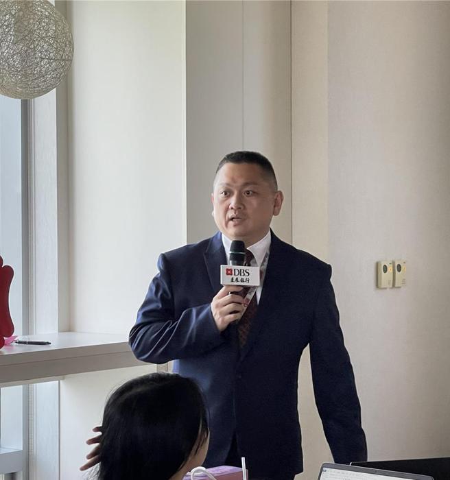 星展银行（台湾）财富管理投资顾问部副总裁陈昱嘉 。 图/黄惠聆摄