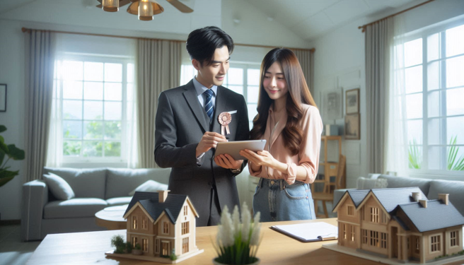 随着房市高涨，网友也好奇房仲业的薪水跟工作环境。（图／示意图，AI生成图）