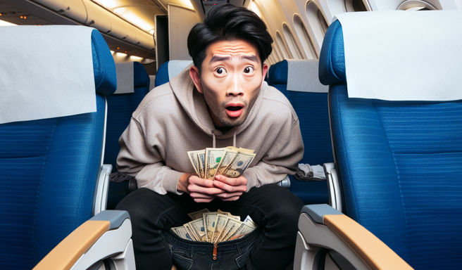 一名男子涉嫌在從馬來西亞飛往越南的班機上盜取三名乘客的現金和信用卡。（示意圖、與本案無關／AI生成）