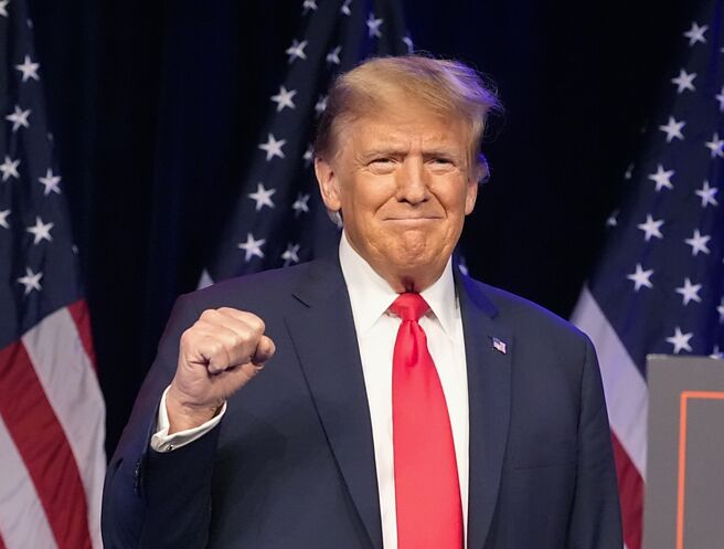 美國前總統川普。（圖／美聯社）