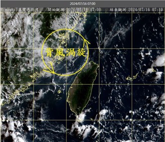 「背風渦旋」現身台灣近海 鄭明典示警：今北部不安靜　