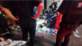 不滿遭盤查揮刀攻擊 警中3刀負傷英勇逮人