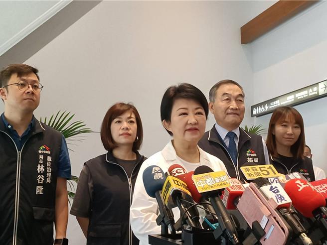 台中市長盧秀燕16日宣布，將於22日出訪美國。（陳淑娥攝）