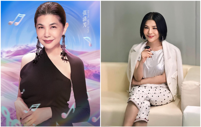 张清芳进军陆音综节目《我们的歌》。（图／微博@东方卫视《我们的歌》、张清芳脸书）