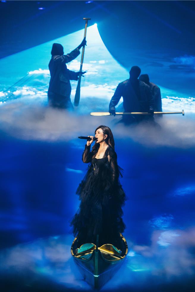 梁靜茹13、14日在北京舉行「2024當我們談論愛情」演唱會。（超級圓頂提供）