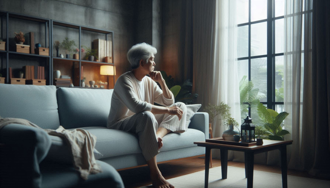 雙眼萎縮僅靠4500元補助過活，老父認了不盡責，法官准免養。（示意圖、與本案無關／AI生成）