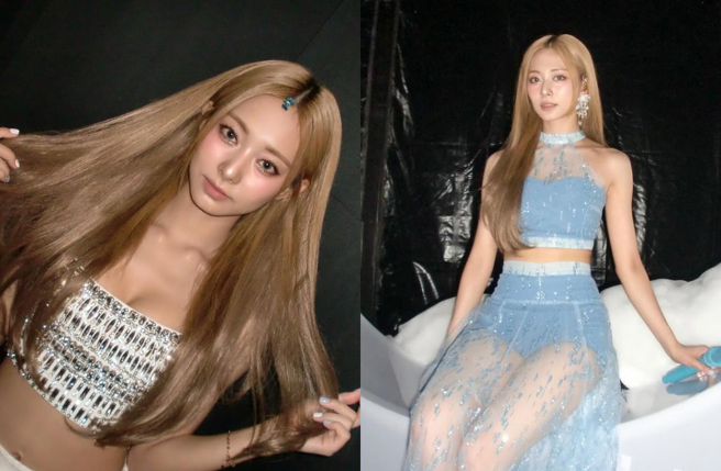 周子瑜以金髮新造型亮相。（圖／IG@周子瑜）