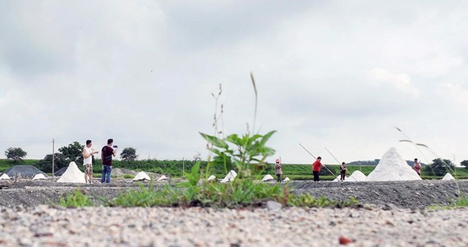 泉港山腰鹽場海洋科技文博園展現出地方的非遺文化。（圖/福建日報：遊慶輝、陳信雲攝）
