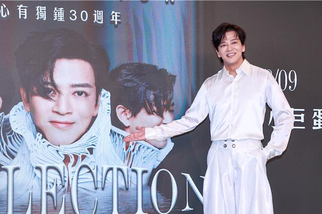 陈晓东16日举办小巨蛋演唱会记者会。（罗永铭摄）