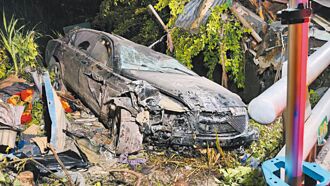 花蓮 賓利男自撞亡 車藏海洛因