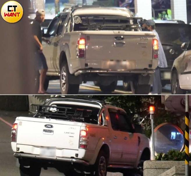 搬完装备之后，两人上车一起返回赵骏亚家超过三小时都未再出门。（图／本刊摄影组）