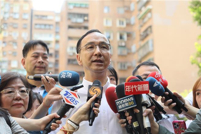 国民党主席朱立伦今出席第三波民主改革-国会改革说明会。（国民党提供）