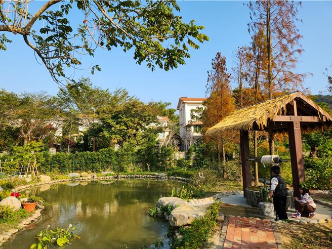 社区打造出绿疗空间。（水保署提供／李京升苗栗传真）