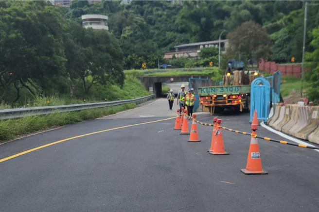 新工处16日进场调整动线。（新北市议员郑宇恩办公室提供）