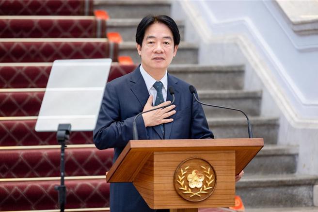 柯建铭指领导者都蛮需要上情绪管理课程，赖清德：我先深呼吸就好。（资料照片，总统府提供）