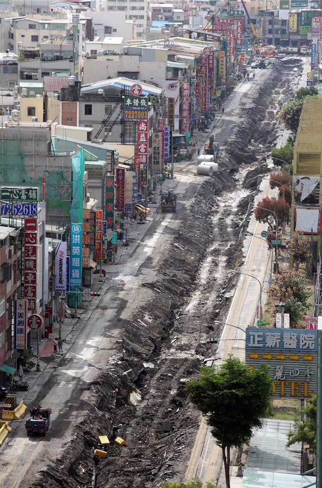 2014年高雄气爆。（中时资料照）