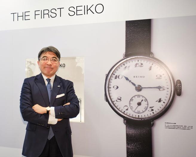 SEIKO社长内藤昭男专访来台欢庆品牌100周年，以及来台70周年。（SEIKO提供）