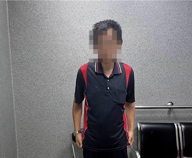 彰化警分局16日逮捕身穿清洁队制服流窜行窃的街友。（警方提供／孙英哲彰化传真）