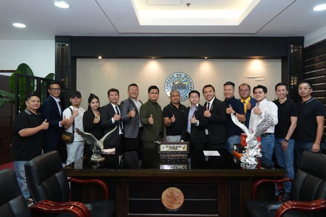 50净零解方联盟参访Bulacan省第一大城市Malolos 市，执行秘书长接待。图/主办单位提供