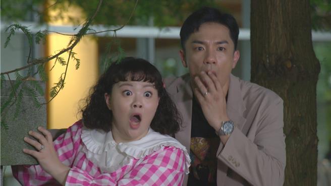 宫美乐在《爱的荣耀》跟杨皓崴饰演小夫妻，成了喜剧担当。（民视提供）