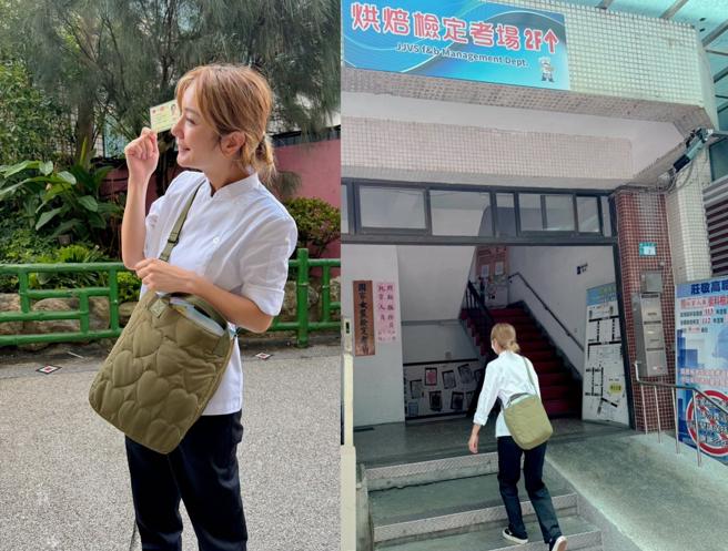 莎莎为考证照重回学生时期。（图／翻摄自莎莎 IG）