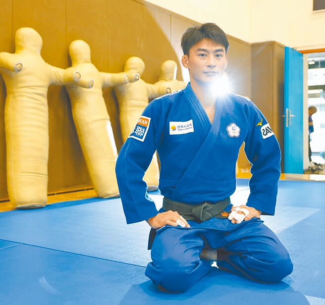 「柔道男神」楊勇緯肩負中華代表團奪金重任。（國訓中心提供）