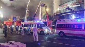 四川自貢九鼎大樓火警16人遇難  初步調查係施工作業引起