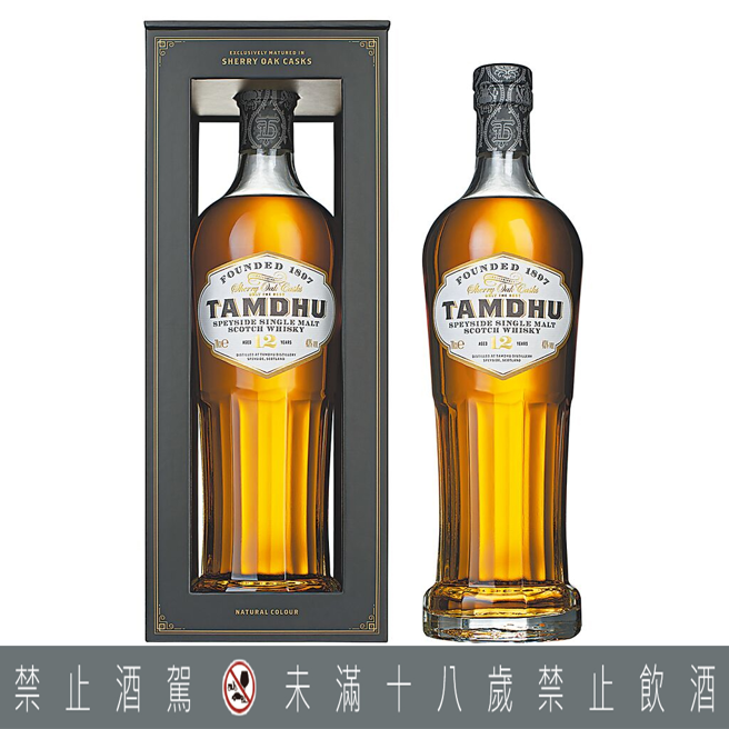 坦杜12年單一純麥威士忌。（麥立得提供）飲酒過量 有礙健康