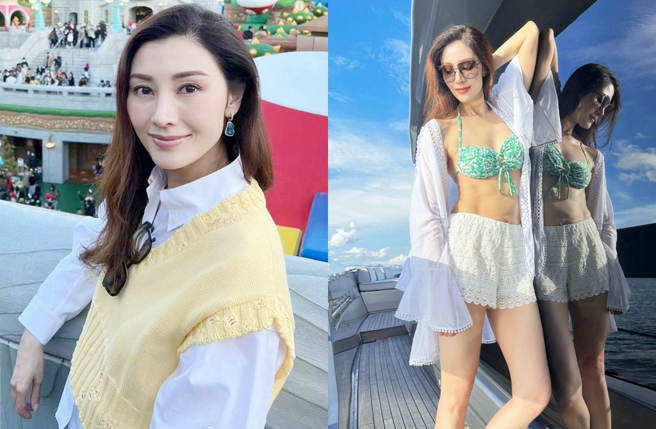 李嘉欣常在社群網站曬出美照。（圖／翻攝自李嘉欣Michele微博）