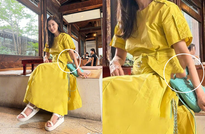 李嘉欣常在社群網站曬出美照。（圖／翻攝自李嘉欣Michele微博）