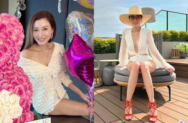 李嘉欣身材維持得宜。（圖／翻攝自李嘉欣Michele微博）