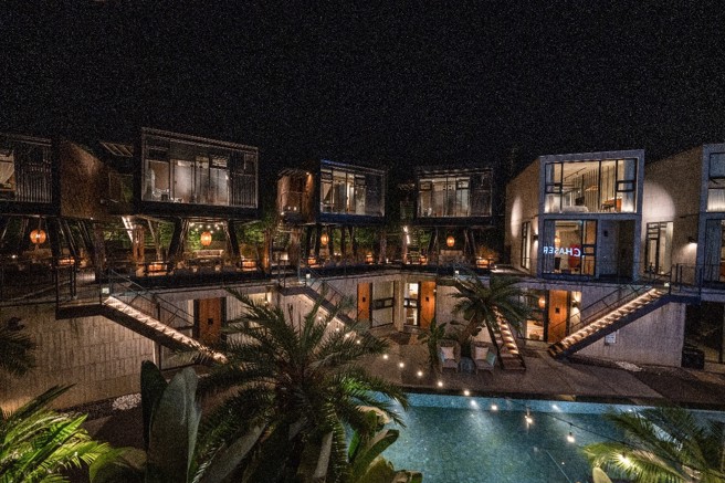 游猎行脚，以野奢Villa的度假型态出发，并以「水池聚会」为主轴串连人与人的亲密关系。(图/业者提供)