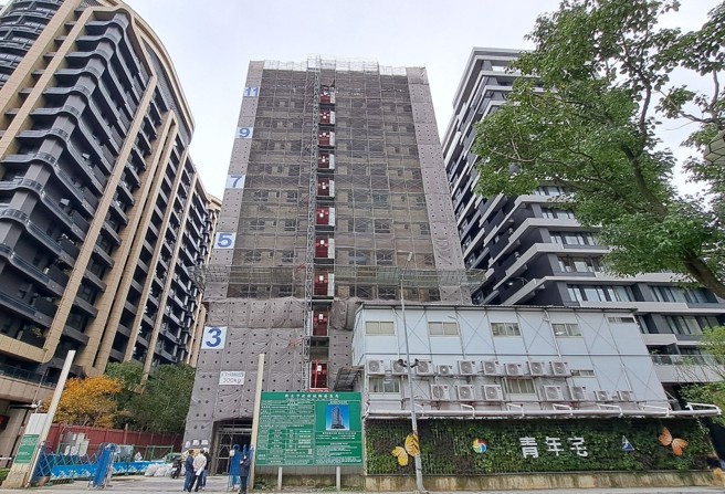 新北板橋江翠段社會住宅現況。(圖／新北政府城鄉局提供)