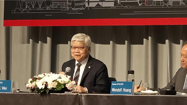 台积电董事长魏哲家表示，海外布局就是为了因应地缘政治，不会因为特定人士的言论就做出改变（图／柳名耕摄）