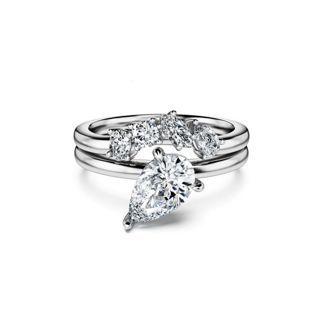 Swarovski Created Diamonds钻戒，主石1.4克拉，10万5000元。（Swarovski提供）