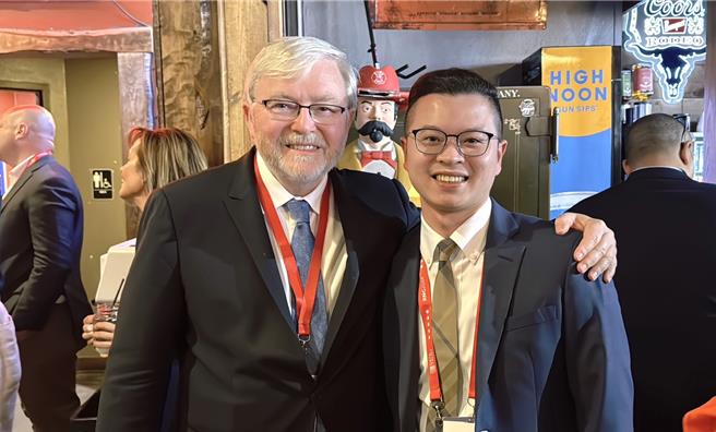 国民党代表团正参与共和党全代会观选。(国民党提供)